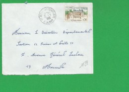 LETTRE BOUCHES DU RHONE SAINT MITRE LES REMPARTS - 1921-1960: Modern Tijdperk