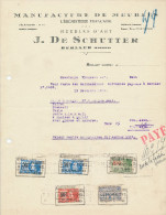 MEUBLES De Schutter à BERLAER Lez LIERRE - Facture + Fiscaux 1928  --  22/510 - Other & Unclassified