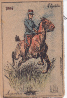 Illustrateur VALLET L.,l'équitation 1904, Uniforme, Cheval, Une Déchirure - Vallet, L.