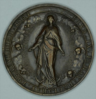 Autriche Austria Österreich 1855 " Pius IX / Dogma Of The Immaculate Conception " Bronze Medal - Voor 1871