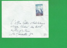 LETTRE BOUCHES DU RHONE SALIN DE GIRAUD  Secap Ondulé - 1961-....