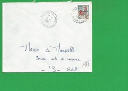 LETTRE BOUCHES DU RHONE SIMIANE COLLONGUE - 1961-....