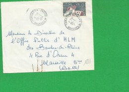 LETTRE BOUCHES DU RHONE TARASCON - 1961-....