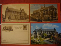 LIEGE - Lot De 3 Cartes Postales Et 1 Entier Postal : Eglise St Jacques - Liège