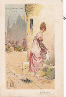 Illustrateur VALLET L. Femme La Jarretiere, Militaire 1813 - Vallet, L.