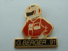 PIN´S F1 - G.BERGER 91 - F1