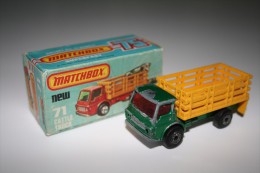 Matchbox Lesney MB71-C18 CATTLE TRUCK + Original Box, Issued 1976 - Matchbox (Lesney)