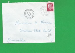 LETTRE BOUCHES DU RHONE GRAVESON - 1961-....