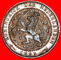 • 2 SOLD ~ RAMPANT LION (1877-1900): NETHERLANDS★1 CENT 1883! MINT LUSTER! Willem III (1849-1890) LOW START★NO RESERVE! - 1849-1890: Willem III.