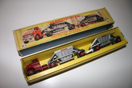 Matchbox Lesney M-4-B2 GMC TRACTOR & FRUEHAUF HOPPER TRAIN + Original Box, Issued 1964, Scale 1/64 - Matchbox (Lesney)