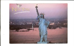 Photo  The Image Bank  Ref.Ny-23 1986 -  New York :Statue Of Liberty - 2 Scans - 1stamp Eddie Rickenbacker 1996 - Estatua De La Libertad