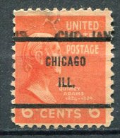 U.S.A. - Préoblitéré - Precancel - CHICAGO - ILLINOIS - Preobliterati