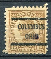 U.S.A. - Préoblitéré - Precancel - COLUMBUS - OHIO - Vorausentwertungen