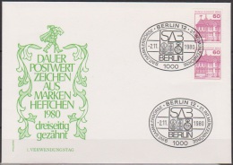 Berlin 1980 Nr.611 C+D Senkr. Paar  Burgen Und Schlösser Auf Brief  ( D 3374 ) - Se-Tenant