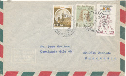 Italy Air Mail Cover Sent To Denmark Napoli  27-4-1982 - Poste Aérienne