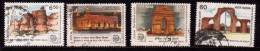 India Used 1987, Set Of 4, India 89, Forts, Iron Piller, .....Monument, Fort, Architecture, (sample Image) - Used Stamps