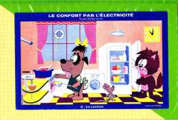 BUVARD & Blotting Paper : 2 La Cuisine Chien Chat  Souris Edité Par Sodel - Electricité & Gaz