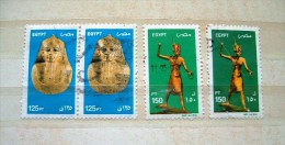 Egypt 2002 - Archaeology Soldier - 2 Different 150 Pt - Usados