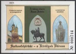 Hungary 2001. Alba Regia Commemorative Sheet Special Catalogue Number: 2001/40. - Herdenkingsblaadjes