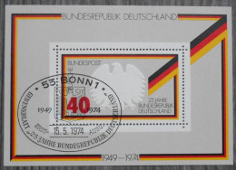 BLOC RFA - 25 Jahre Bundesrepublik Deutschland - 15.05.1974 - Sonstige & Ohne Zuordnung