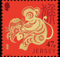 Jersey  2016  Jaar Vd Aap  Chinese Year Of The Monkey   Postfris/mnh/neuf - Nuovi