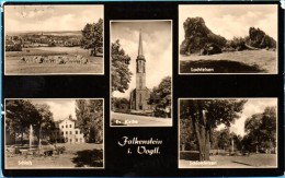 Falkenstein Im Vogtland - S/w Mehrbildkarte 5 - Falkenstein (Vogtland)
