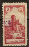 POLOGNE , 1918 ZARKI , Mi 5 .Possible Faux . - Unused Stamps