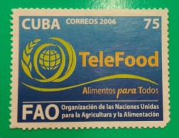 CU BA. 2006. ALIMENTOS PARA TODOS. USADO - USED. - Oblitérés