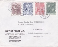 ADVERTISEMENT COVER PRODUCTS Chemical And Pharmaceutical 1966 LUXEMBOURG - Storia Postale