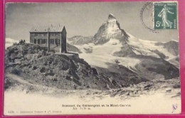 SOMMET DE GORNERGRAT ET LE MONT CERVIN - FOR ITALY 1909 - Chamoux Sur Gelon