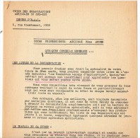 Livre - Documents D´ école Professionel AGRICOLE - Environ 1950 - Boekhouding & Beheer