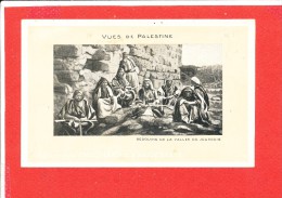 PALESTINE Cpa Animée Bédouins Vallée Jourdain Pub Chocolat Aiguebelle - Palestine