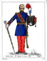 Tambour Major 43ème Rgt De Ligne 1855 - Uniform