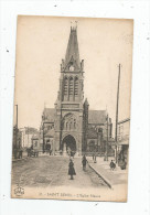 Cp , 93 , SAINT SENIS , L´église Neuve , Vierge , Ed : L´Abeille - Saint Denis