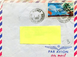Nouvelle Calédonie - Cachet à Date Sans Heure - NOUMEA NOUVELLE CALEDONIE - 1963 - R 2088 - FDC
