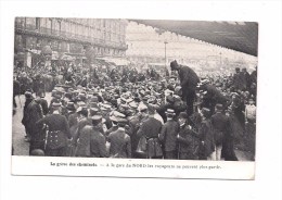 LA GREVE DES CHEMINOTS - GARE Du NORD - - Strikes