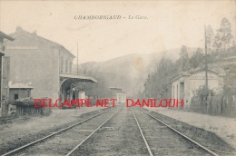 30 --- CHAMBORIGAUD    La Gare, Vue Intérieure  Brunel Photo - Chamborigaud