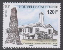 Nelle CALEDONIE -Cheminée De L'usine Sucrière De Bacouya : Boeufs Tirant Une Charette, Vue Usine, Cheminée - Unused Stamps