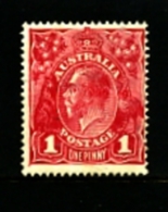 AUSTRALIA - 1915  KGV HEAD  1d  RED  SINGLE CROWN  WMK  MINT  SG 21 - Neufs