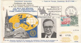 4904.   Parlement Europeen - Strasbourg - 1984 - Pancrazio De Pasquale - Cartas & Documentos