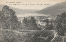 GERARDMER     VOSGES  88    CPA    VUE   PRISE DES PENTES DU COSTET - Gerardmer