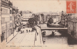 EPINAL     VOSGES  88    CPA QUAI DES BONS ENFANTS - Epinal