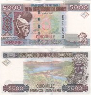 GUINEA  5'000  Francs Guinees   1998   P38 UNC - Guinée