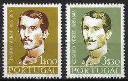 1957 - Cesário Verde MNH Complete Set - Unused Stamps