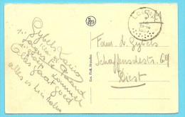 Kaart Met Cirkelstempel LOMMEL Op 1/9/1939 (Mobilisatie) - Storia Postale