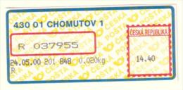 Czech Rep. / APOST (2000) 430 01 CHOMUTOV 1 (A01003) - Otros & Sin Clasificación