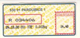 Czech Rep. / APOST (2000) 530 01 PARDUBICE 1 (A01074) - Other & Unclassified