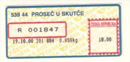 Czech Rep. / APOST (2000) 539 44 PROSEC U SKUTCE (A01105) - Other & Unclassified