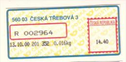 Czech Rep. / APOST (2000) 560 03 CESKA TREBOVA 3 (A01122) - Other & Unclassified