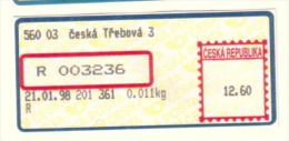 Czech Rep. / APOST (1998) 560 03 Ceska Trebova 3 (A01124) - Other & Unclassified